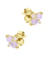 Lovely Flower Silver Stud Earring STS-6235